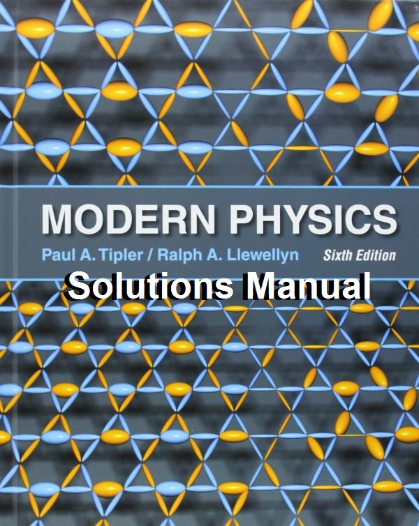 Solucionario Física moderna, 6ta Edición Paul A. Tipler